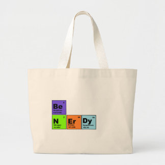 Bolsa Tote Grande Produtos Nerdy da mesa periódica
