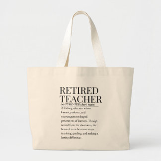 Bolsa Tote Grande Professor aposentado