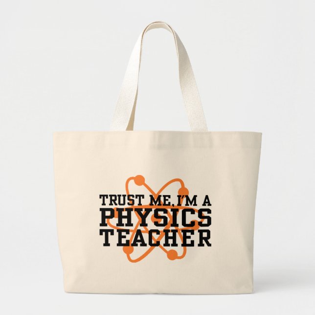 Bolsa Tote Grande Professor de Física (Frente)