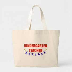 BOLSA TOTE GRANDE PROFESSOR DE JARDIM DE INFÂNCIA APOSENTADO