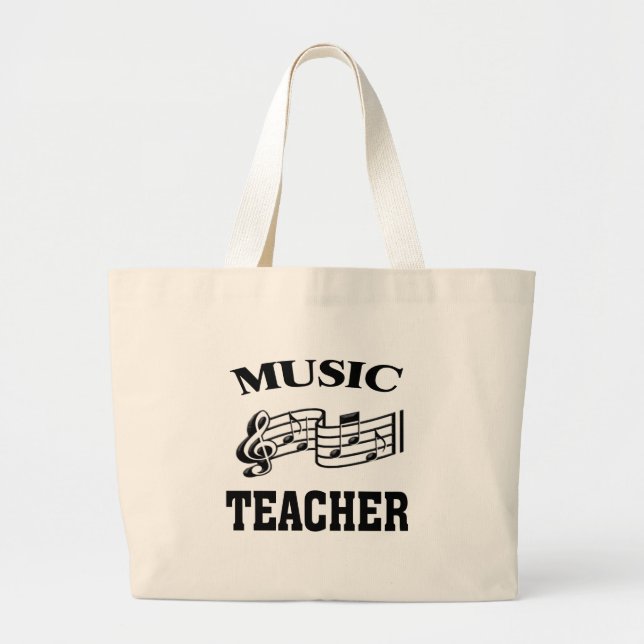 BOLSA TOTE GRANDE PROFESSOR DE MÚSICA (Frente)