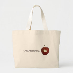Bolsa Tote Grande Professor do autismo
