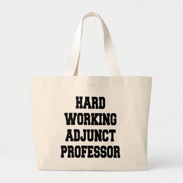 Bolsa Tote Grande Professor duro Working Adjunt (Frente)