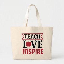 Bolsa Tote Grande Professor Love Inspire