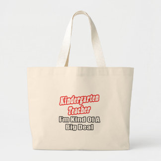 Bolsa Tote Grande Professora do jardim de infância... meio que um gr