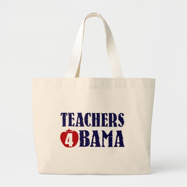 Bolsa Tote Grande Professores 4 Obama (Frente)