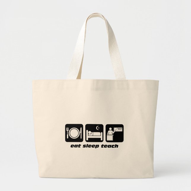 Bolsa Tote Grande Professores engraçados (Frente)