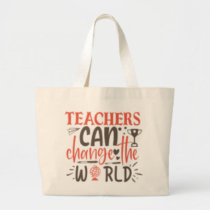 Bolsa Tote Grande Professores Podem Mudar O Mundo
