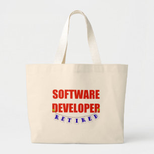 BOLSA TOTE GRANDE PROGRAMADOR DE SOFTWARE APOSENTADO