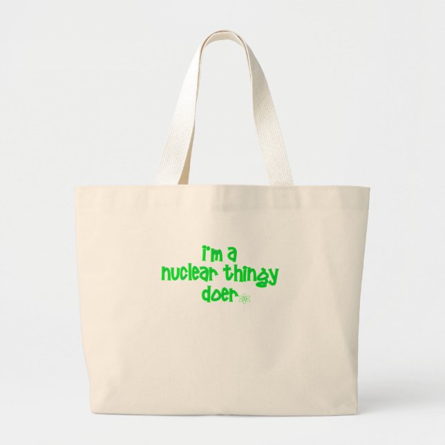 Bolsa Tote Grande Projeto Nuclear Original (Frente)