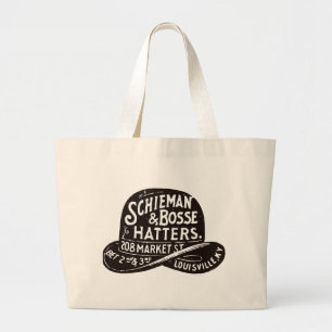 Bolsa Tote Grande Propaganda do chapéu de jogador