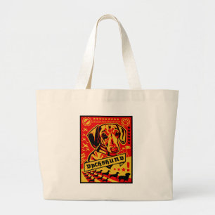 Bolsa Tote Grande Propaganda do Dachshund