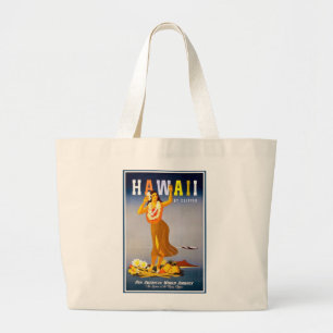 Bolsa Tote Grande Propaganda do vintage de Bolsa-Havaí