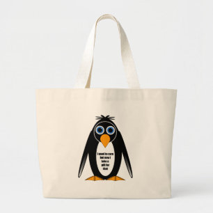 Bolsa Tote Grande provérbio engraçado