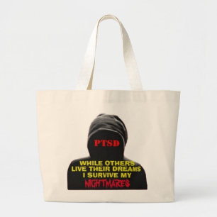 BOLSA TOTE GRANDE PTSD:ENQUANTO OUTROS VIVEM SEUS SONHOS