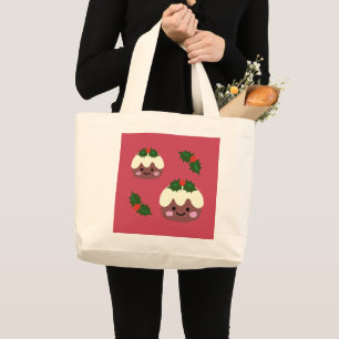Bolsa Tote Grande Pudim de Natal 2