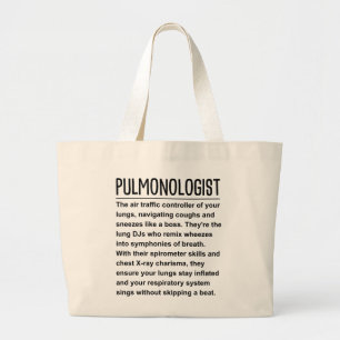 Bolsa Tote Grande Pulmonólogo