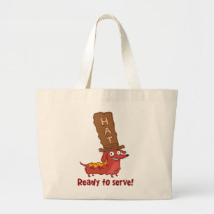 Bolsa Tote Grande Punição de Cachorro-Quente Dachshund