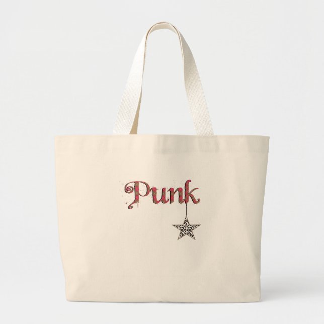 Bolsa Tote Grande Punk Stars Bag (Frente)
