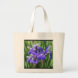 Bolsa Tote Grande Púrpura Irrita Tote Bag
