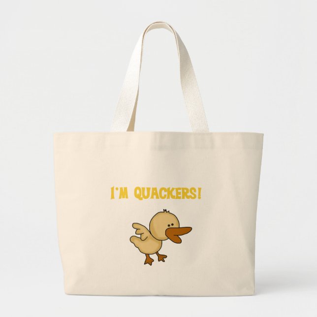 Bolsa Tote Grande Quackers (Frente)