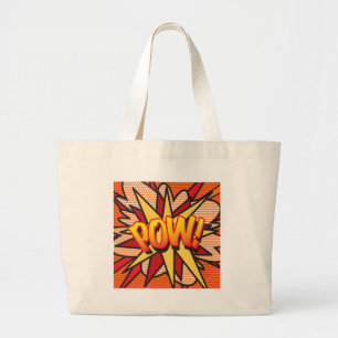 Bolsa Tote Grande Quadrinho POW!