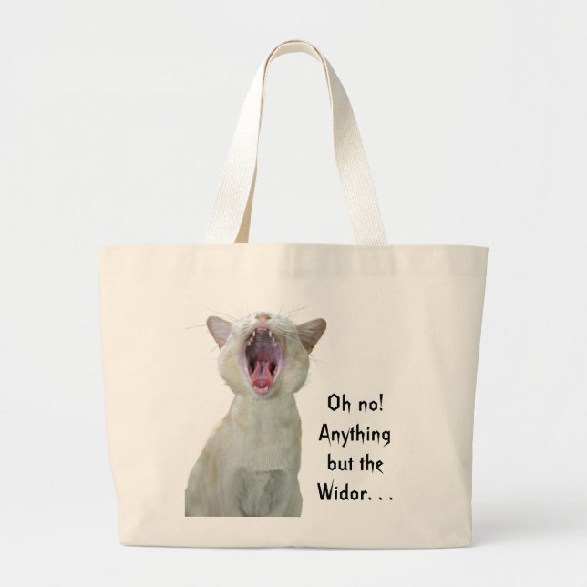 Bolsa Tote Grande Qualquer coisa mas o saco da música de Widor (Frente)