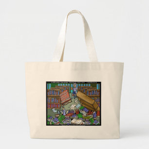Bolsa Tote Grande Quando Coisas Ruins Acontecem, Dons Engraçados, Ca