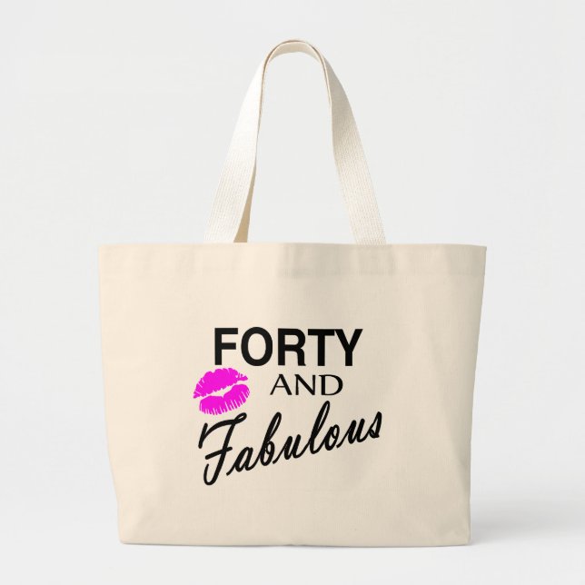 Bolsa Tote Grande Quarenta e fabuloso (Frente)