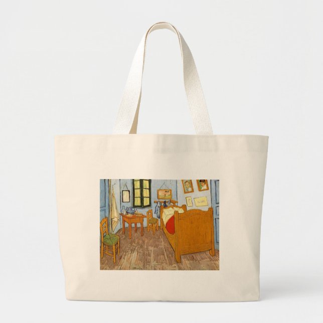 Bolsa Tote Grande Quarto de Van Gogh (Frente)