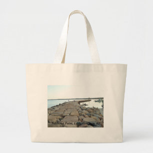 Bolsa Tote Grande Quebra-mar do ponto de Sakonnet - Compton pequeno,