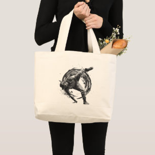 Bolsa Tote Grande Quebrar Estilo Urbano Movimento Monocromático
