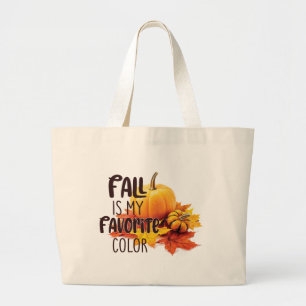 Bolsa Tote Grande Queda É Minha Cor Favorita
