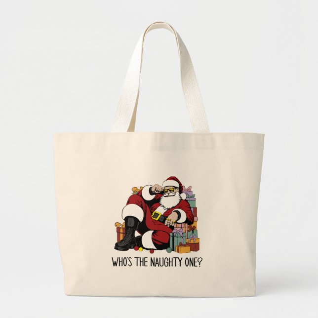 Bolsa Tote Grande Quem é o travesso (Frente)
