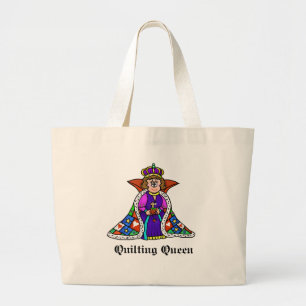Bolsa Tote Grande Quilling Queen Tote Bag