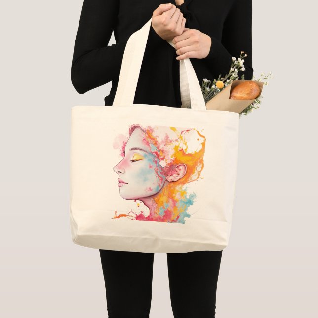 Bolsa Tote Grande Radiação interna (Frente (produto))