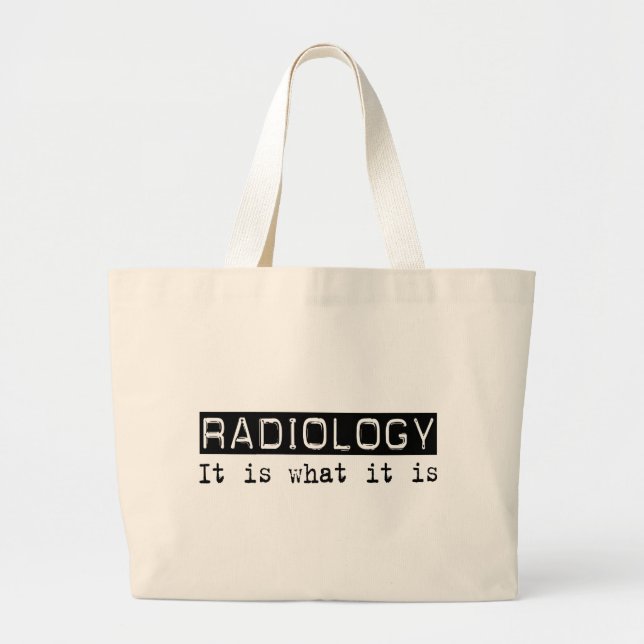 Bolsa Tote Grande Radiologia é (Frente)