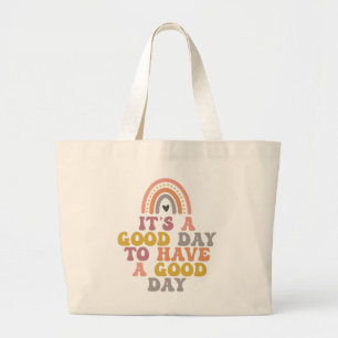 Bolsa Tote Grande Rainbow Good Day