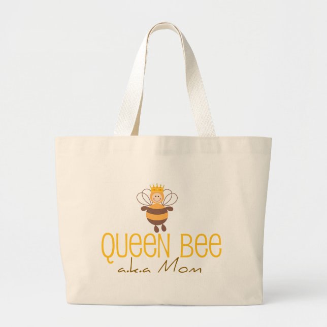 Bolsa Tote Grande Rainha Bee (Frente)