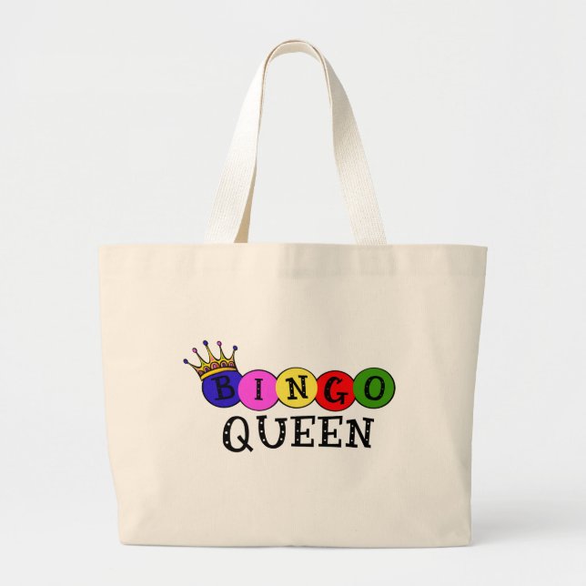 BOLSA TOTE GRANDE RAINHA DO BINGO (Frente)