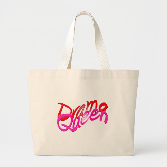 Bolsa Tote Grande Rainha do drama (Frente)