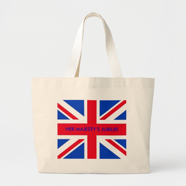 Bolsa Tote Grande Rainha Elizabeth II (Frente)