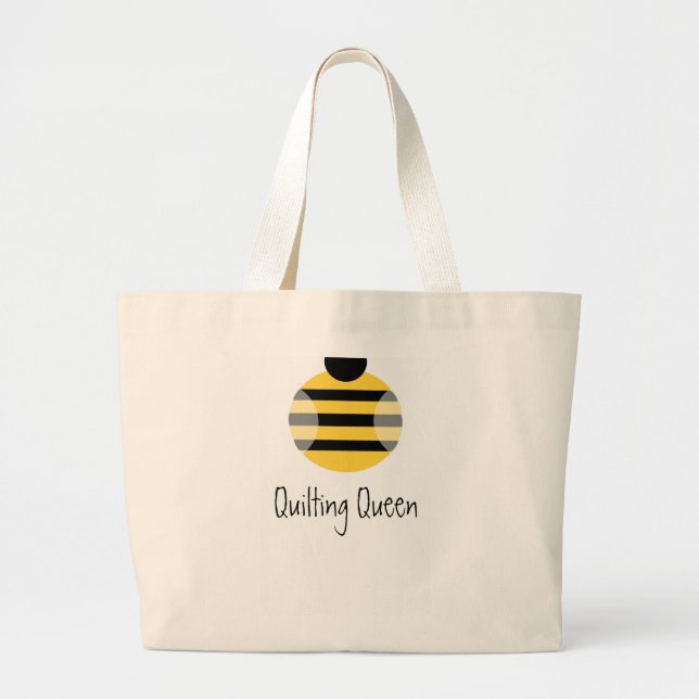 Bolsa Tote Grande Rainha estofando (Frente)