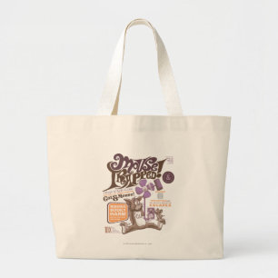 Bolsa Tote Grande Rato de Tom e de Jerry prendido
