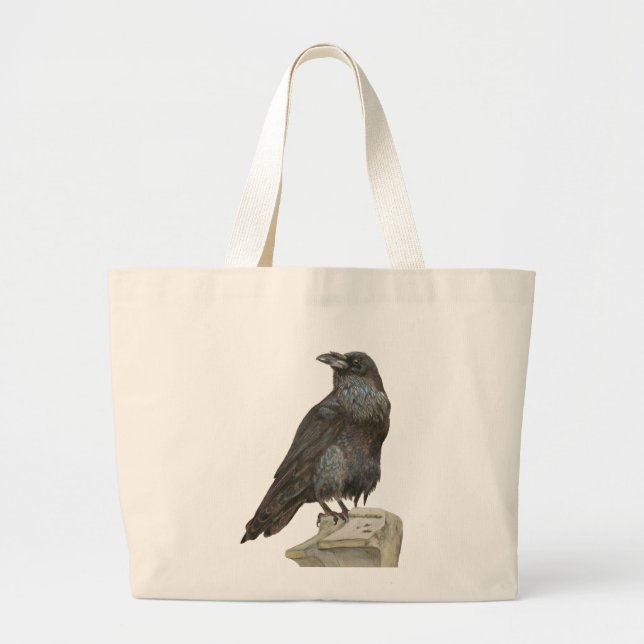 Bolsa Tote Grande Raven (Frente)