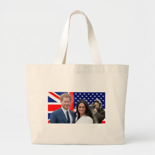 Bolsa Tote Grande Real Wedding Harry e Meghan Almirante Secreto