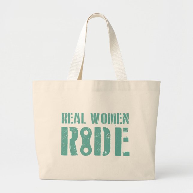 Bolsa Tote Grande Real Women Ride (Frente)