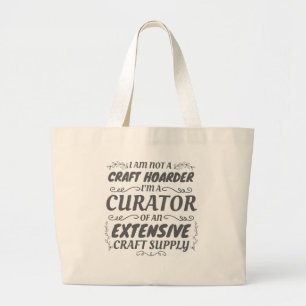Bolsa Tote Grande Receptor Sem Artesanato, Suprimento do Artesanato 