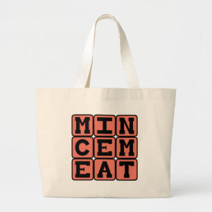 Bolsa Tote Grande Recheio de carne, Tipo de Torta