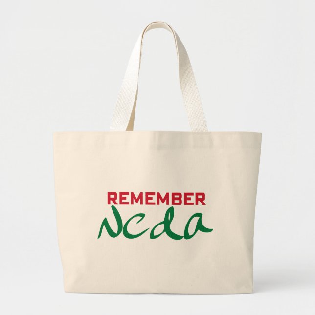 Bolsa Tote Grande Recorde Neda (Irã) (Frente)